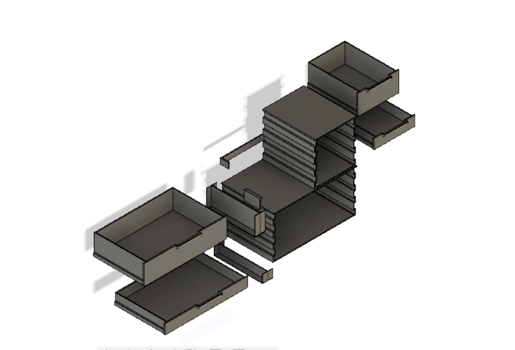 Modular Desk Drawers Ver 2