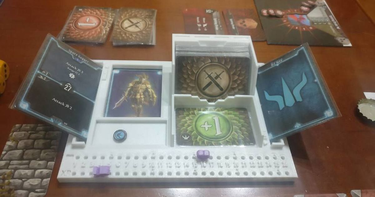 Gloomhaven compact dashboard with trackers by DocKuro | Download free ...