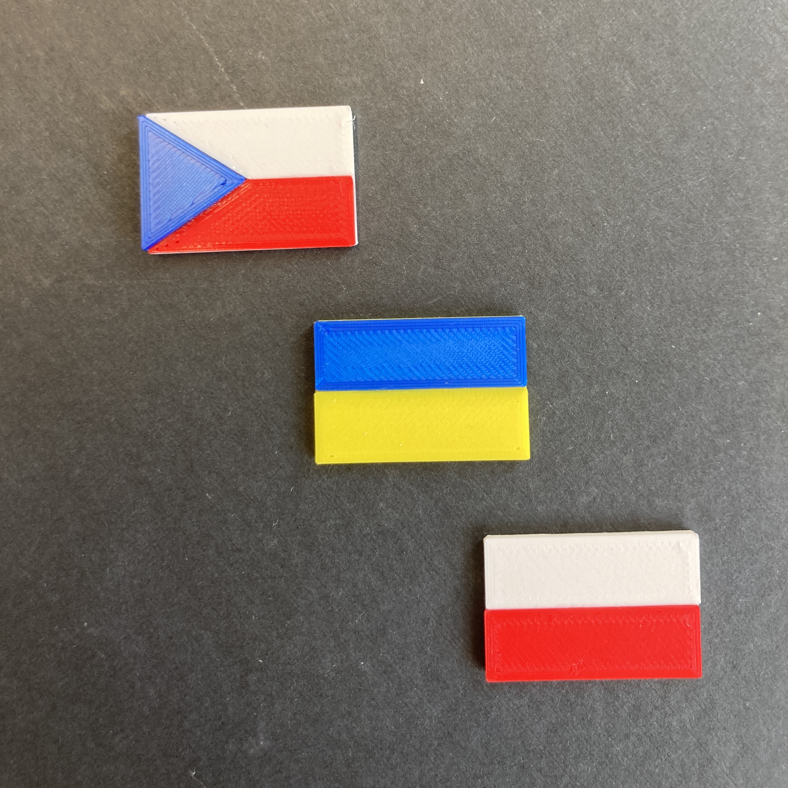 Vlajky flags czech, ukraine, poland