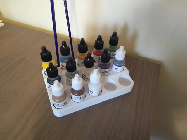 Miniature Paint Bottle Holder