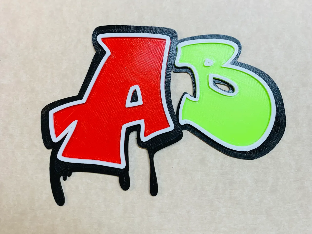graffiti alphabet letter e by art g download free stl model printables com