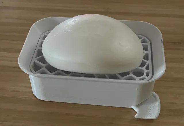 Yet Another Soap Dish w/Drain & Flared walls