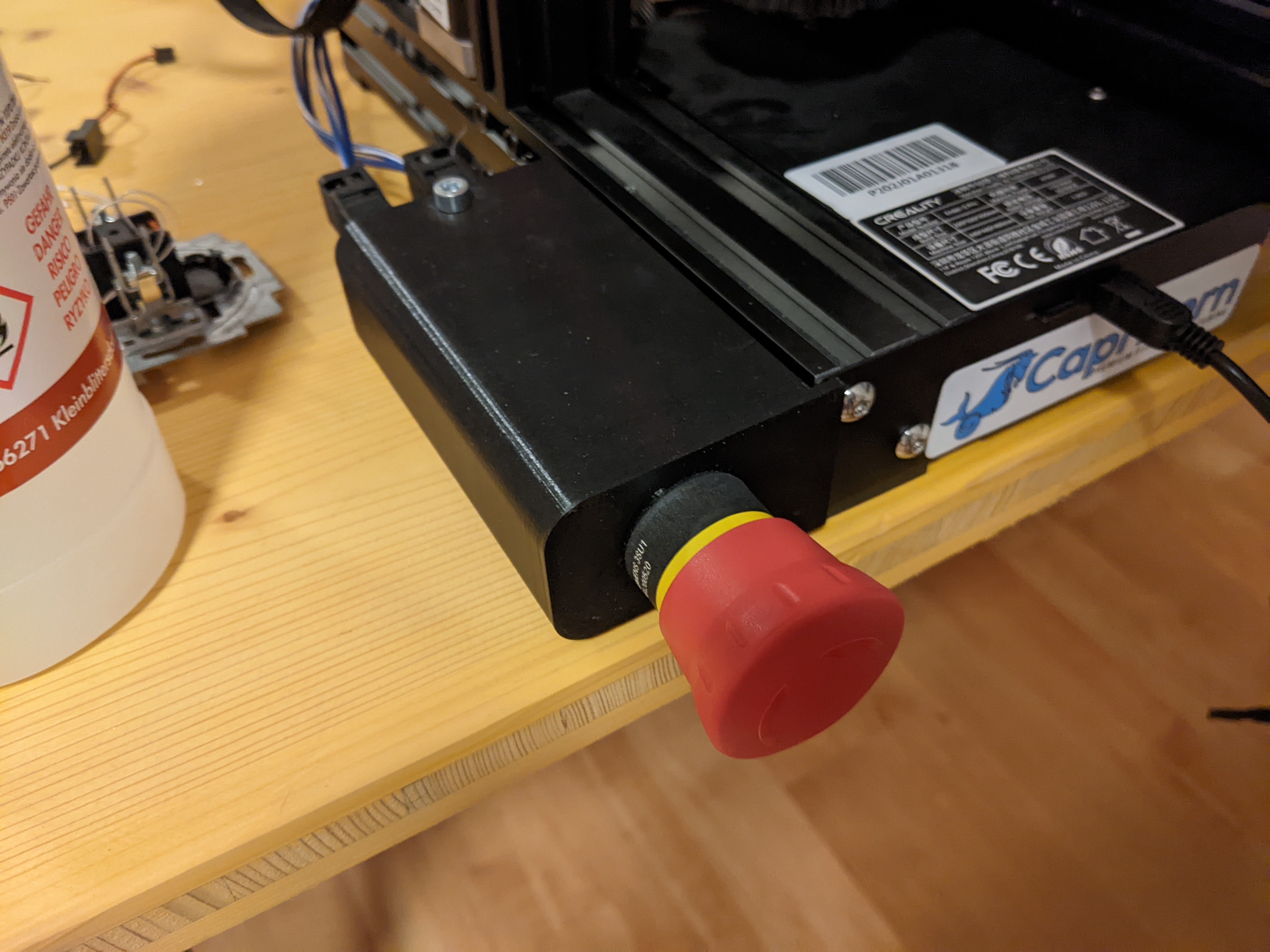 Emergency Stop for Ender 3 (Siemens Sirius ACT & Wago Winsta 890-702)