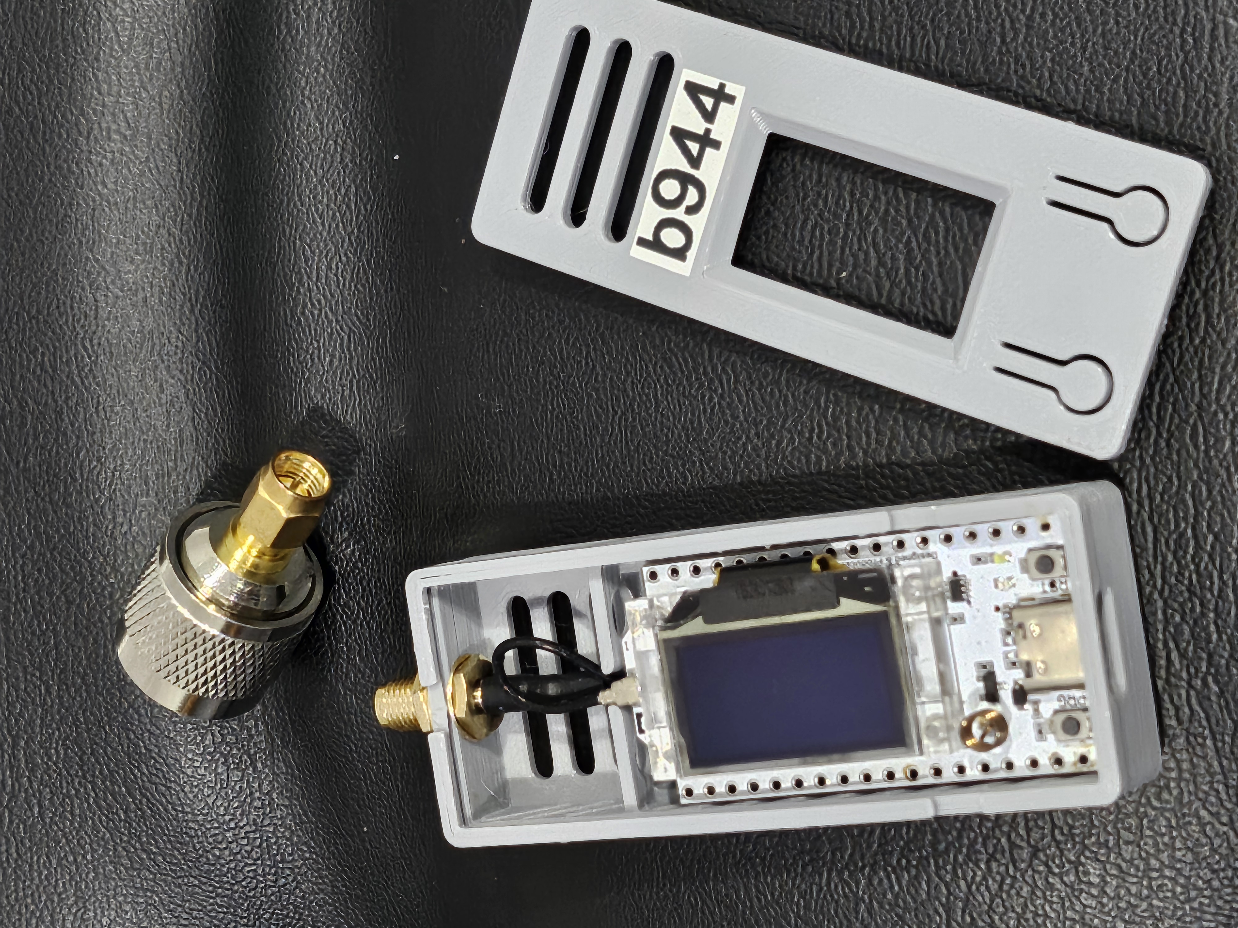 Heltec V3 V4 Meshtastic Radio Open Frame Enclosure for Attic Antenna