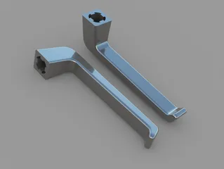 Old window handle by JUKY23 | Download free STL model | Printables.com
