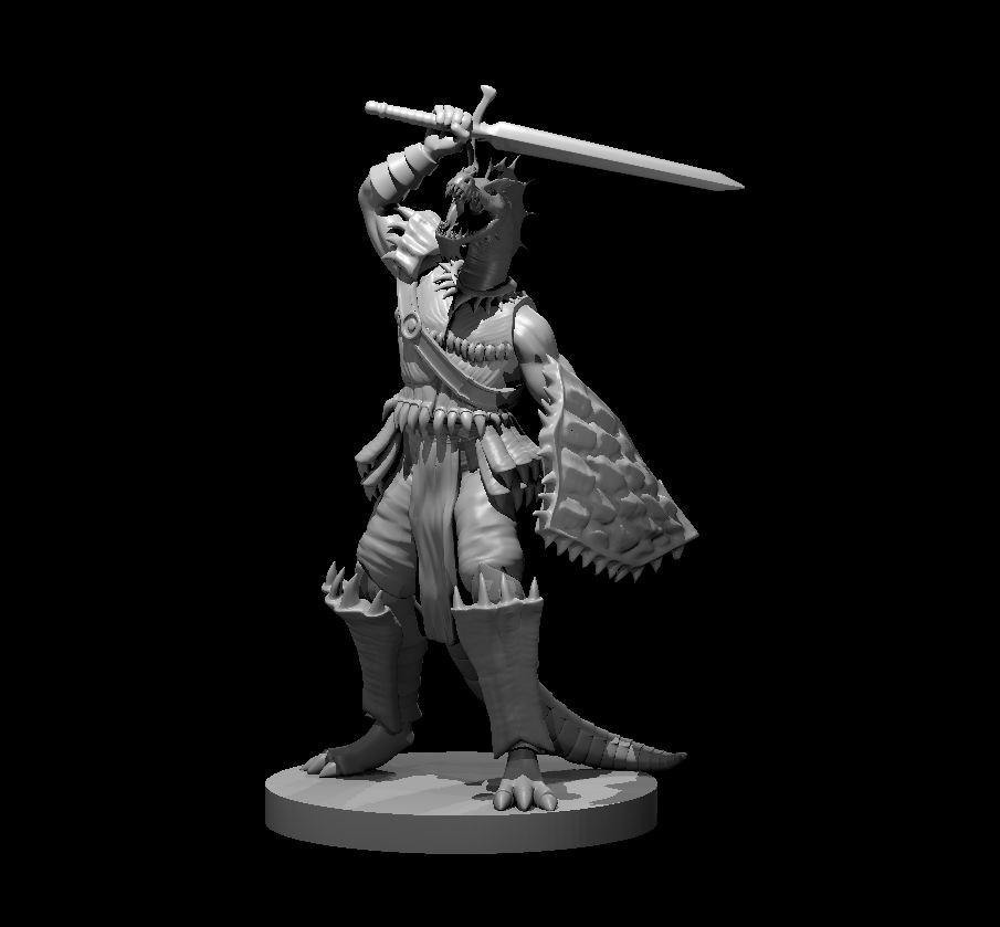 Miniatura 7 do modelo 3D Half Dragons