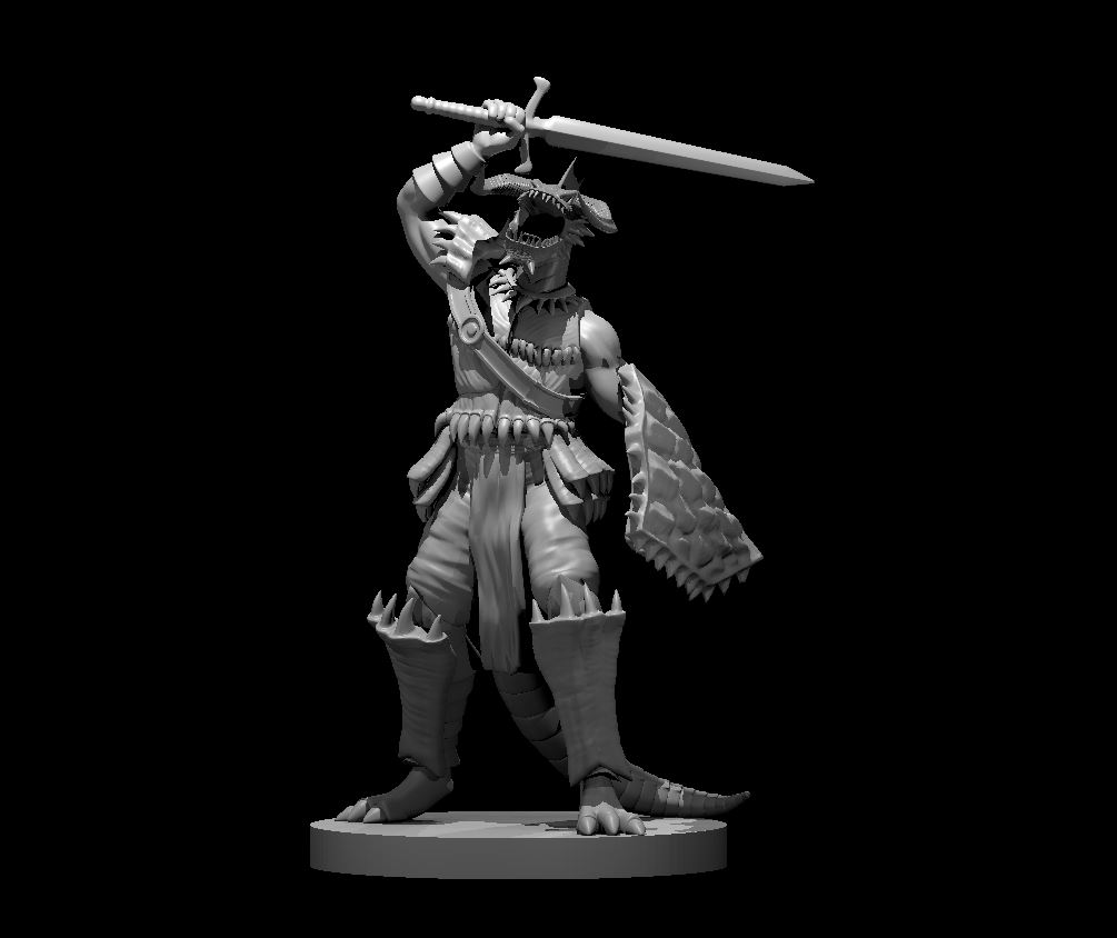 Miniatura 11 do modelo 3D Half Dragons