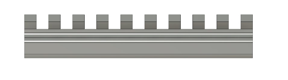 Nerf to picatinny rail adapter