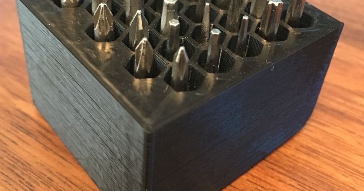 Mini Hex Bit Holder by Koosh Download free STL model