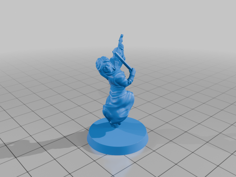 Bard violinist FDM supportless — miniatura 4