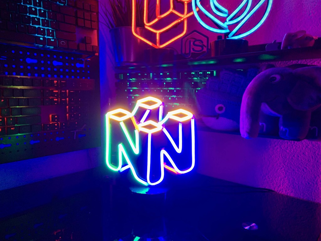 Nintendo 64 Logo LED Neon Sign