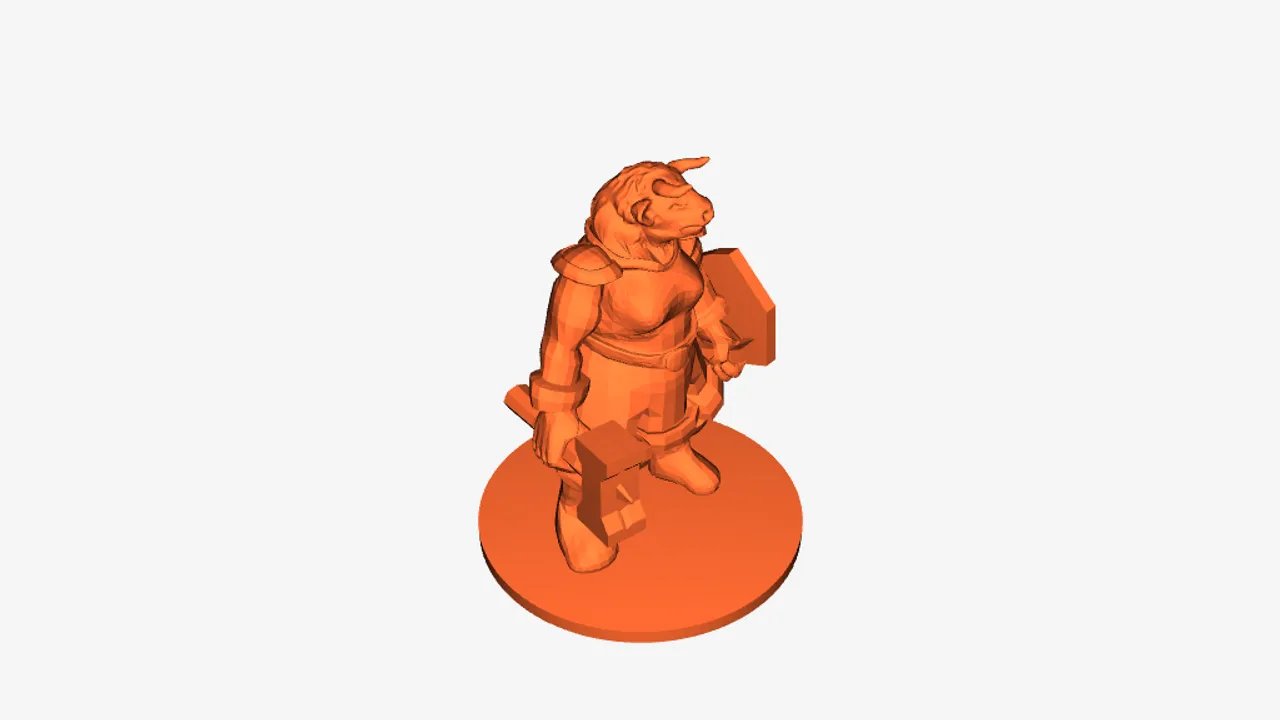 Female Minotaur by MZ4250 | Download free STL model