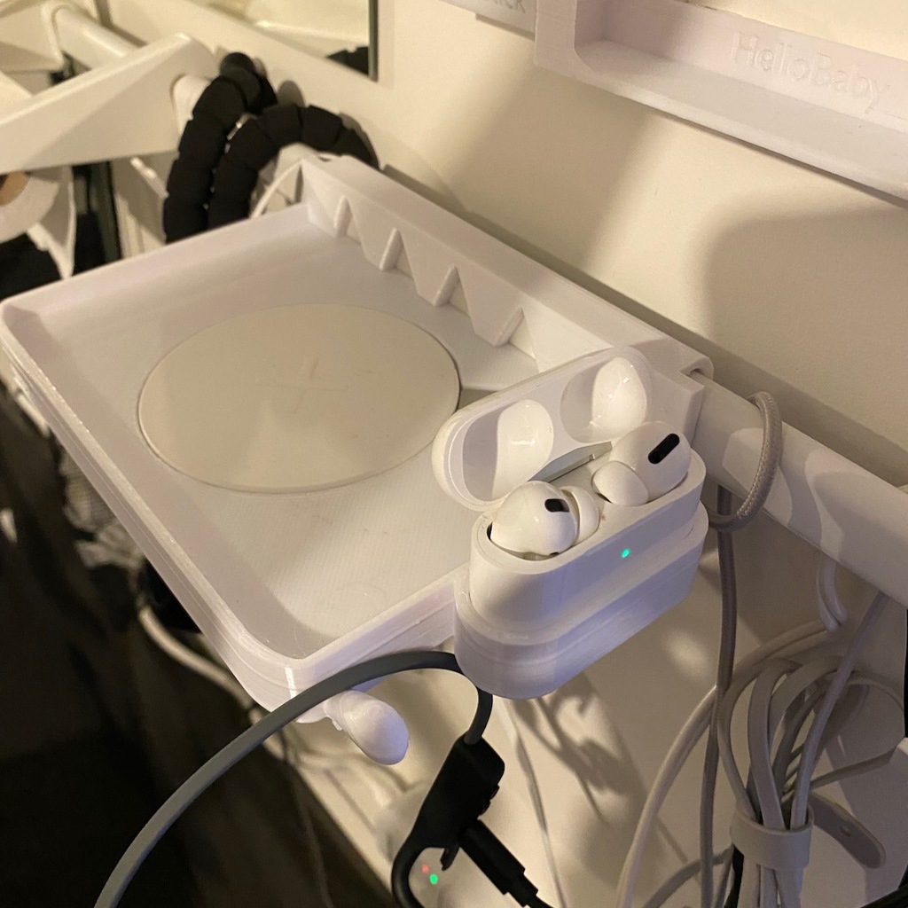 Sunnersta Wireless Charging Shelf with Airpods Pro