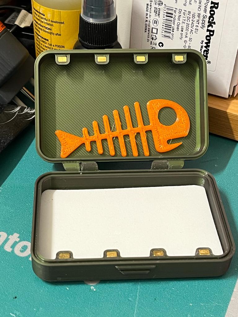 Box with magnetic closure