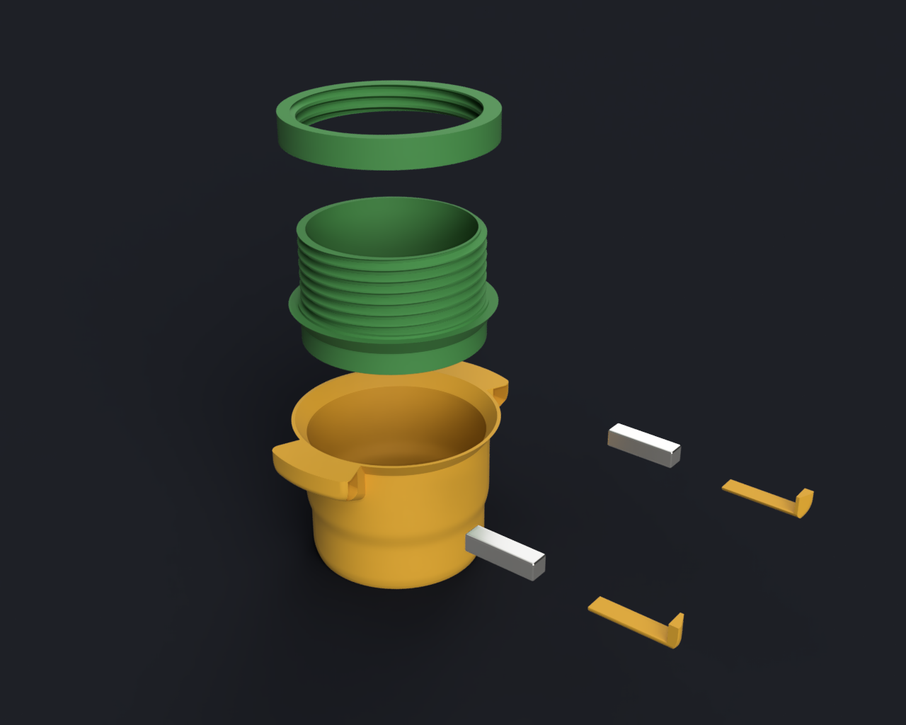 Chip vacuum cleaner connector for Kity CK 26 (woodworking machine)