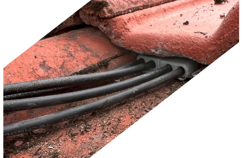 Dachpfannen Solar Kabel Durchführung