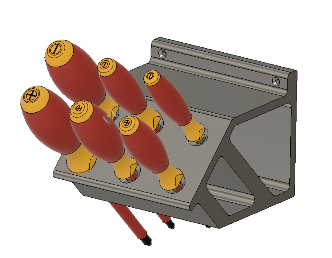Screwdriver Holder by Gray Seas Download free STL model
