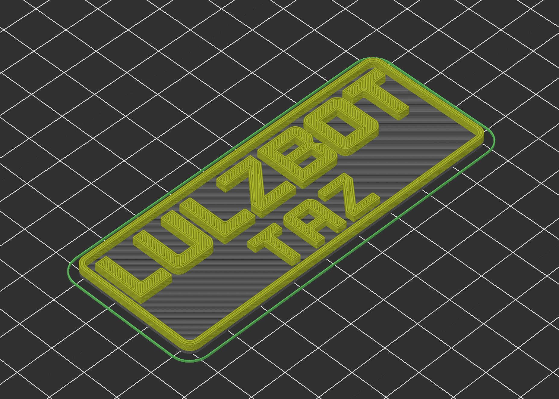 Alternative Lulzbot Name-plate