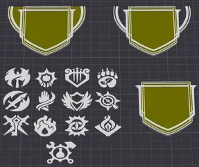 DnD 2024 Class Logos and Shields
