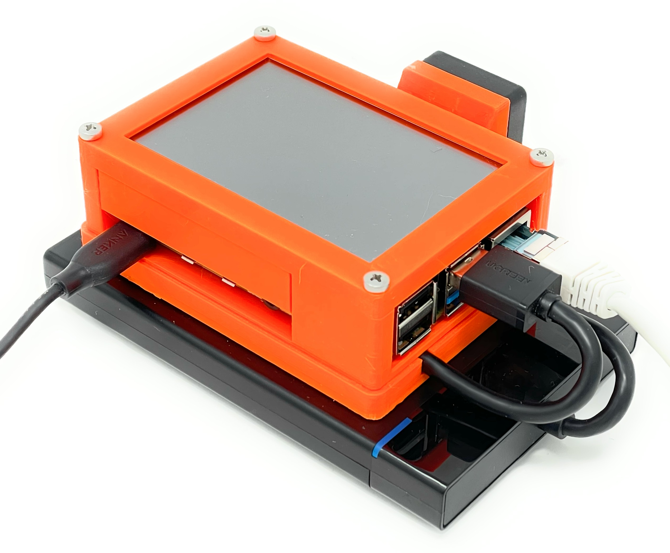 Raspberry Raspiblitz Case V1.1 with and without fan mount