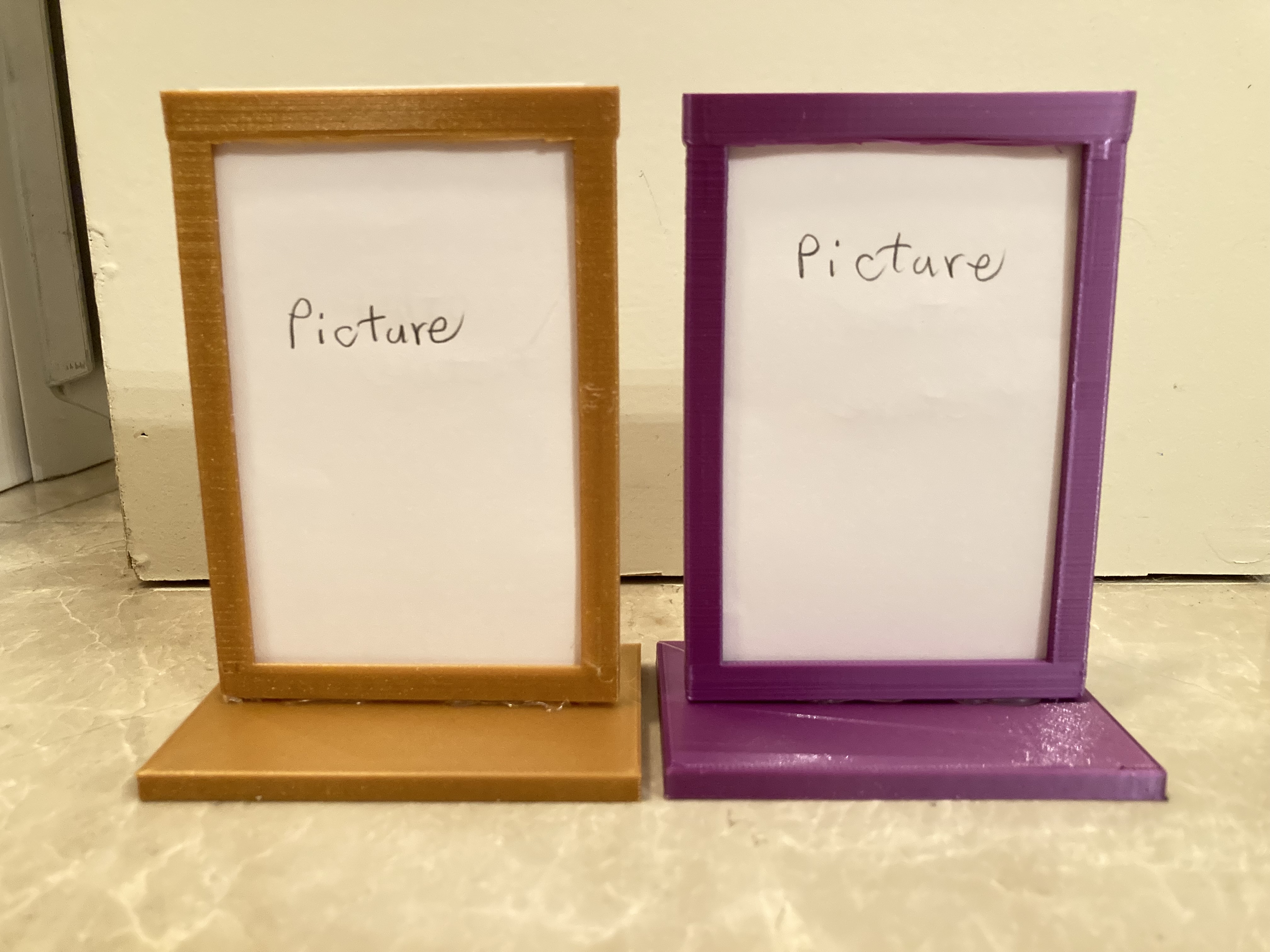 Double picture frame