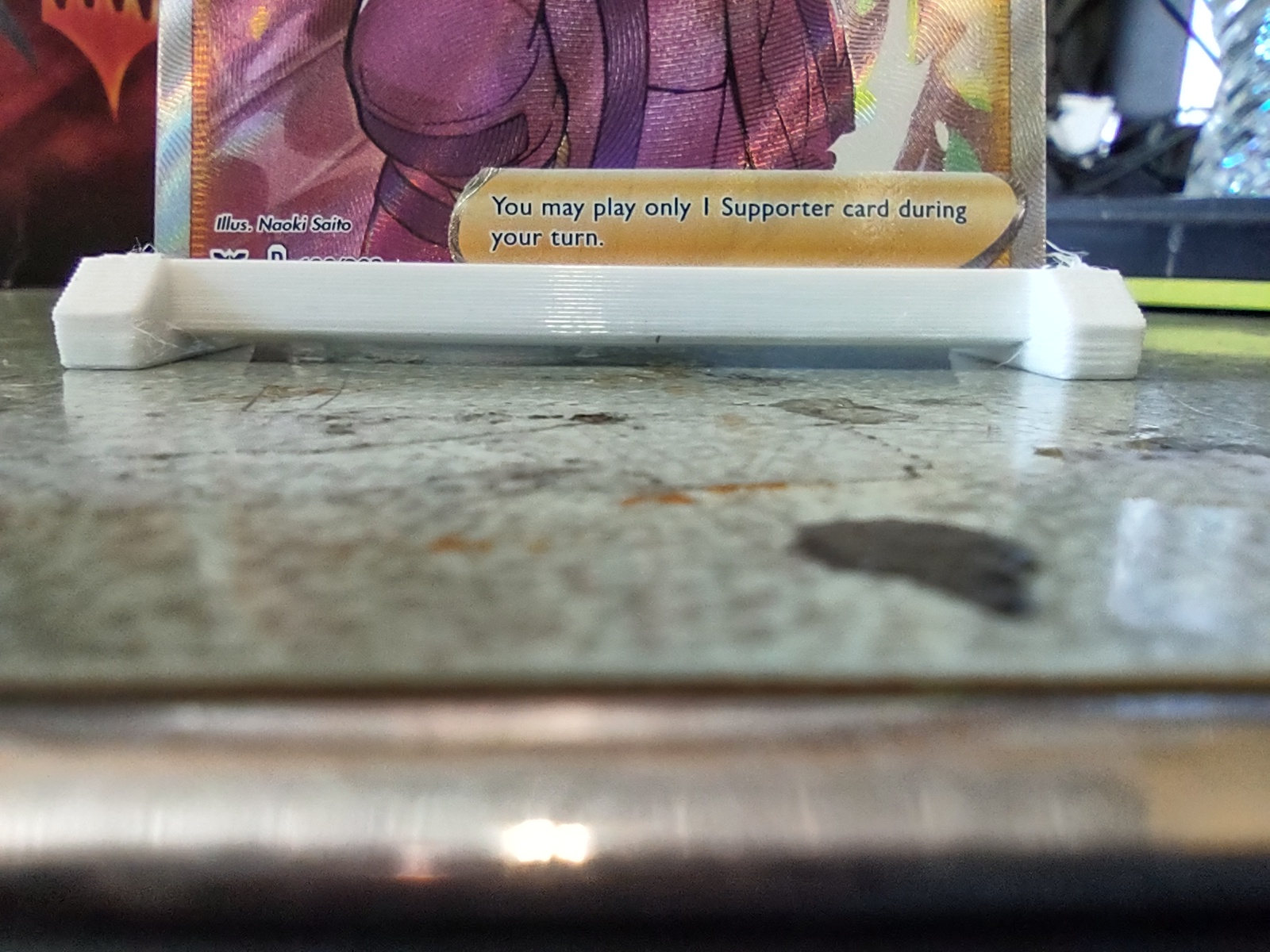 Trading card stand by EBMX220 Download free STL model