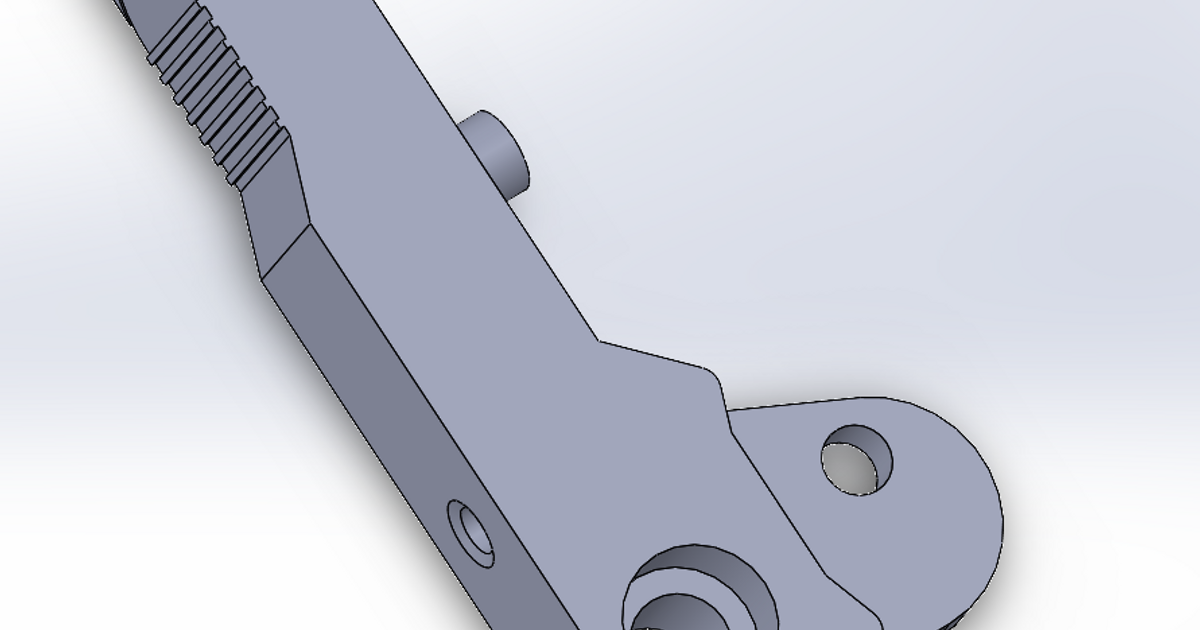 Ender 3 Extruder Tensioner Idler Bearing Lever Arm by dcook Download