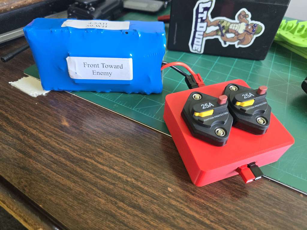 Inline Breaker for Battery (Lifepo4) - "Ham Radio Dudes Box"