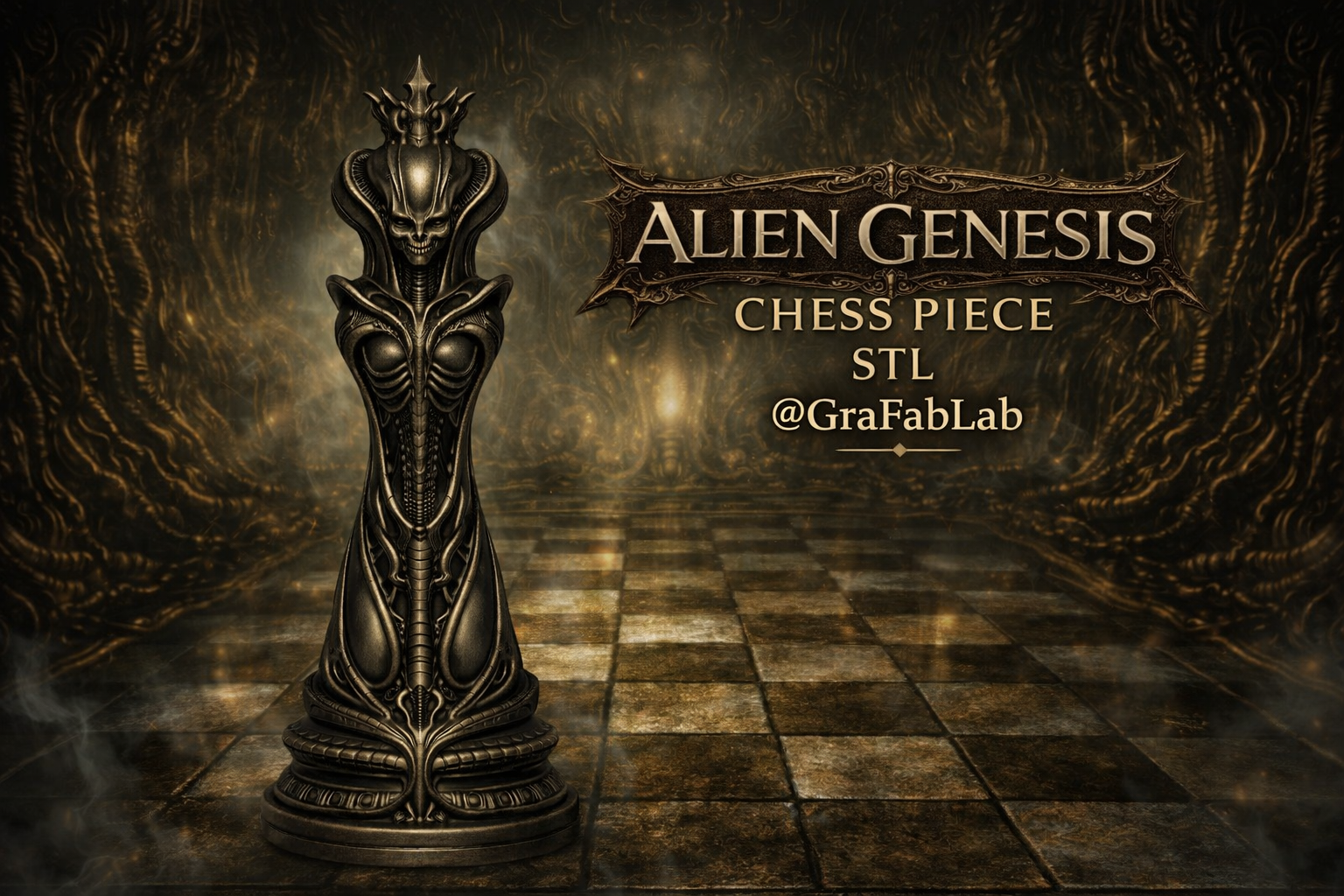 Alien Genesis "Queen" - chess piece