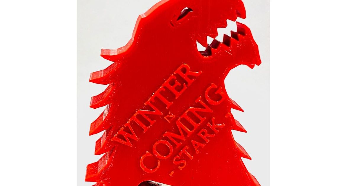 Game of Thrones Bottle Opener by R3D | Download free STL model ...