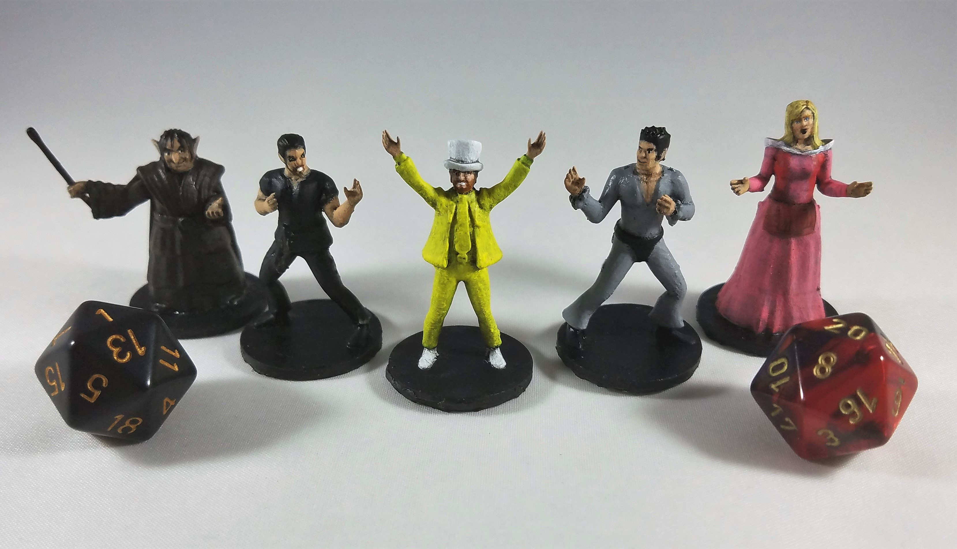 The Gang from "Its Always Sunny in Philadelphia" - The Night Man Cometh D&D Miniature Set