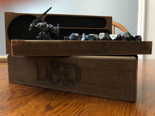 D&D Dice Tray and Carrying Case