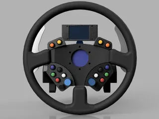 Free STL file SimRacing Fanatec/Logitech G25/G27/G29/G923/G920 &  ThrustMaster F1 Wheel 🛞・3D print design to download・Cults