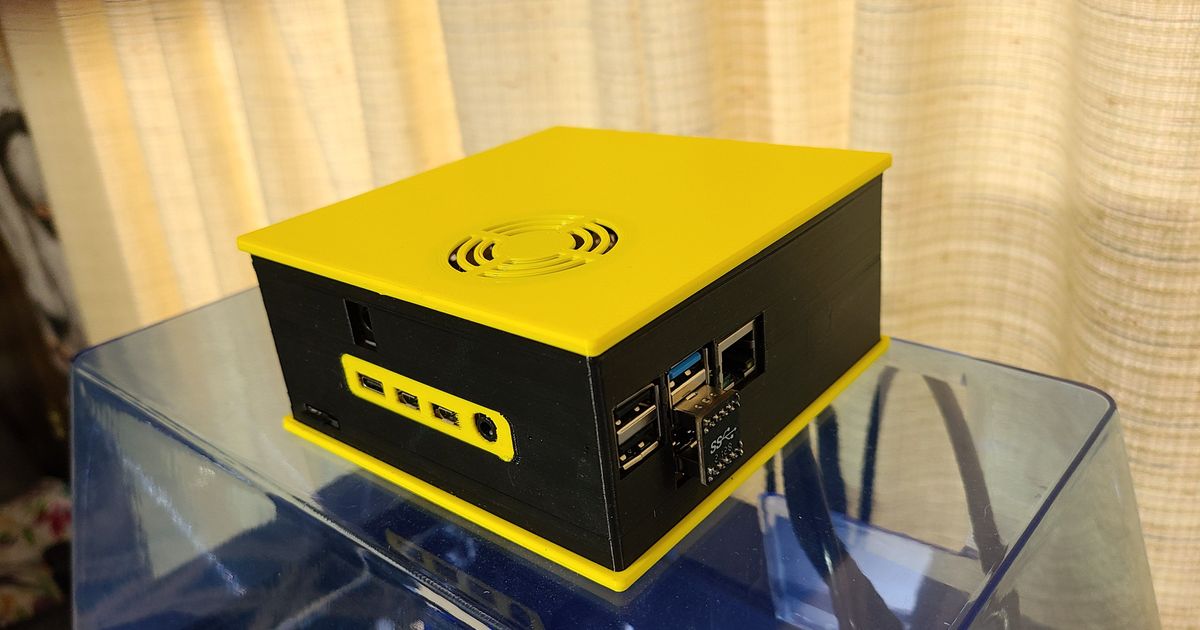 raspberry pi 4 ssd case 3d print