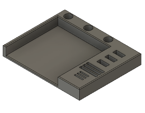 Usb Notes Stl Post-It Note Holder with USB and Pens by StickyRice1 | Download free ...