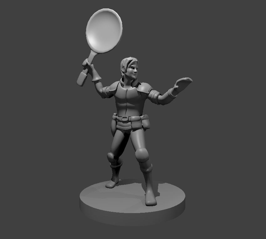 Frying Pan Fighting Dude!