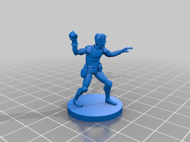 Frying Pan Fighting Dude! by MZ4250 | Download free STL model ...