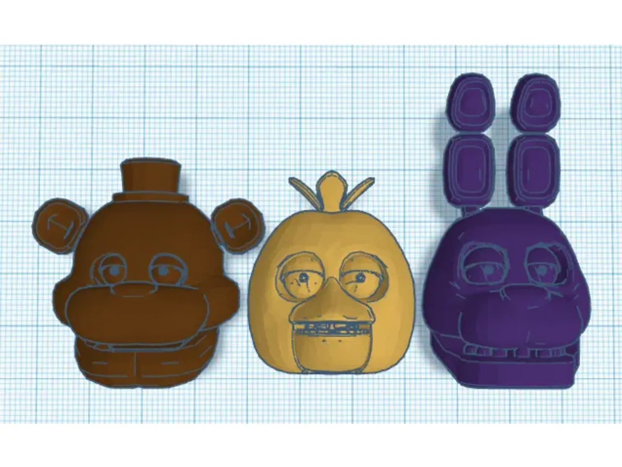 FIVE NIGHTS AT FREDDY'S Withered Freddy FILES FOR COSPLAY OR ANIMATRONICS