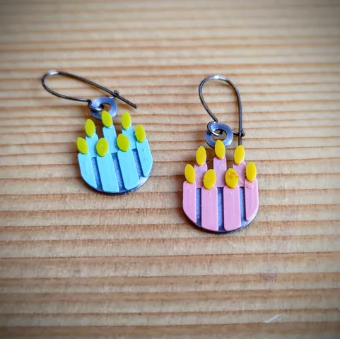 (7th) Birthday Earrings