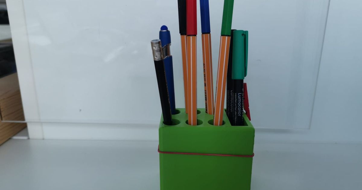 Small Pencil Holder by GreatG | Download free STL model | Printables.com