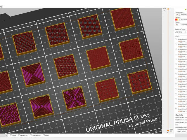 Slic3r Infill Samples
