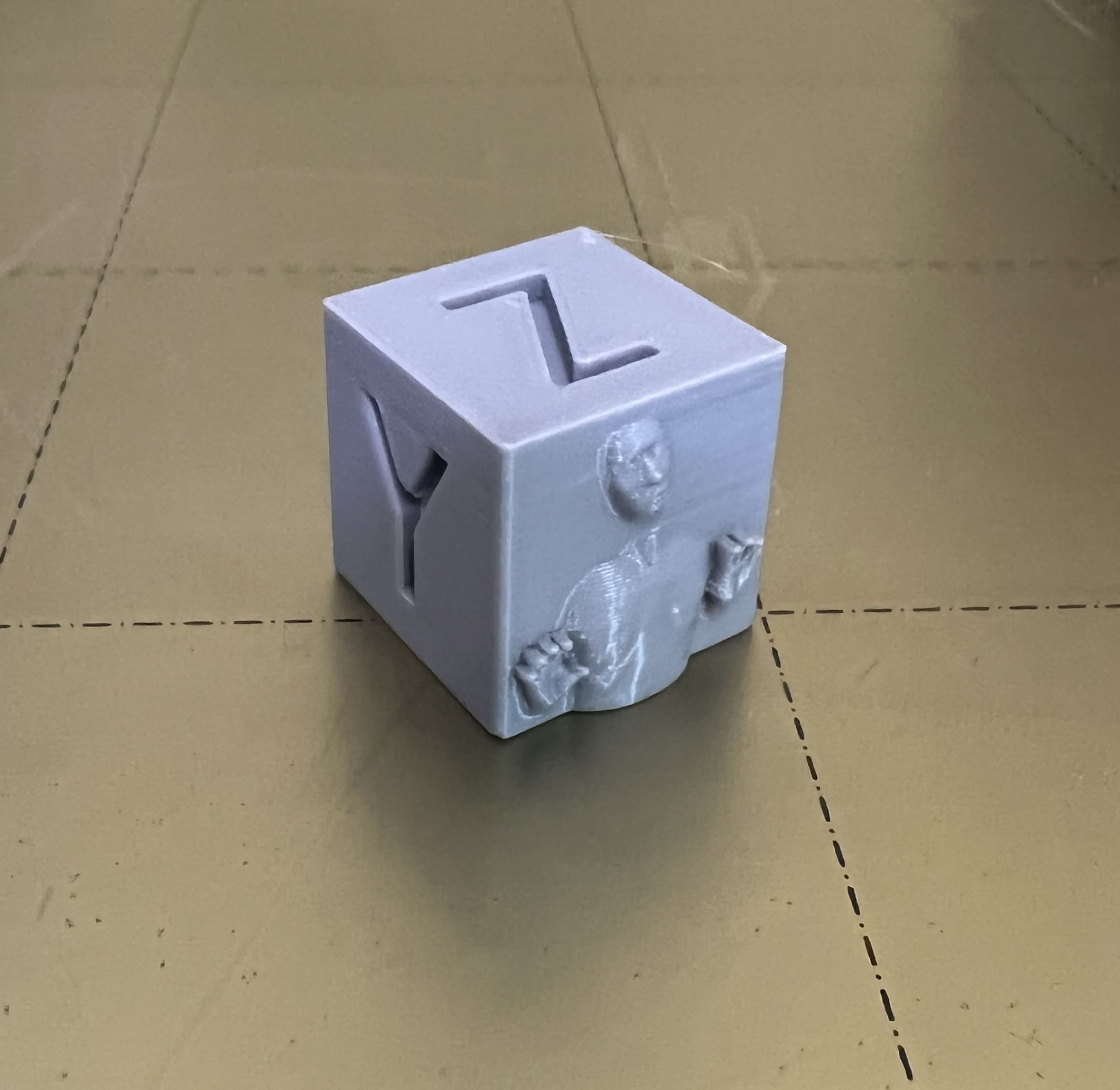 XYZ 20mm Calibration Carbonite Cube By EthansDad3D | Download Free STL ...