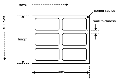 Miniatura 1 do modelo 3D Customizable Drawer Organizer