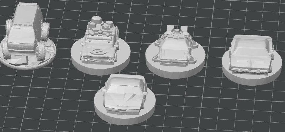 80s TV and film car pack