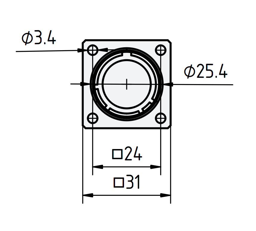 MIL Connector Shells Size D Keying A (D38999) — miniatura 4
