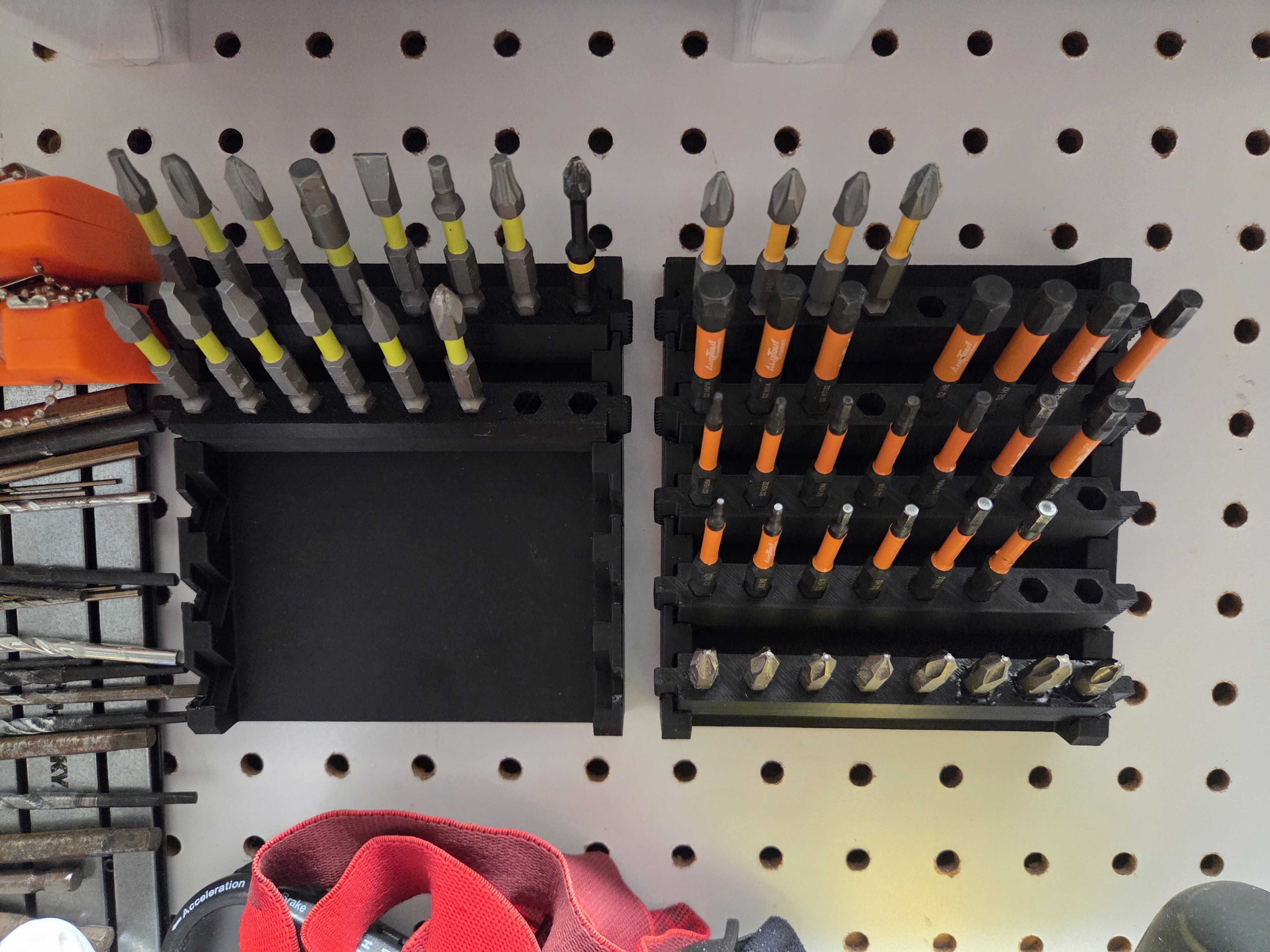 Modular Peg Board bit holder - Sy's Peglock