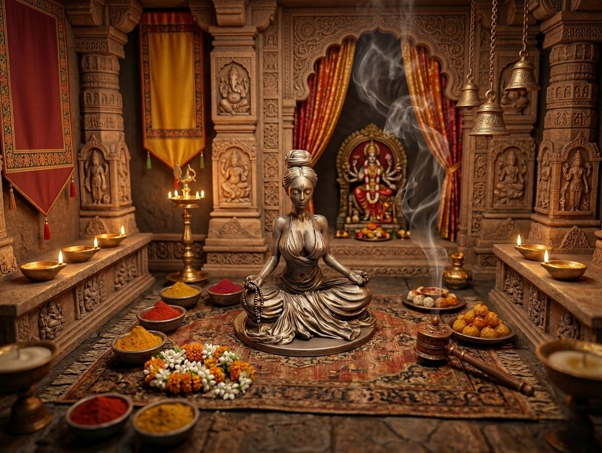 Meditation – Sexy Zen Goddess 3D model by Wild190