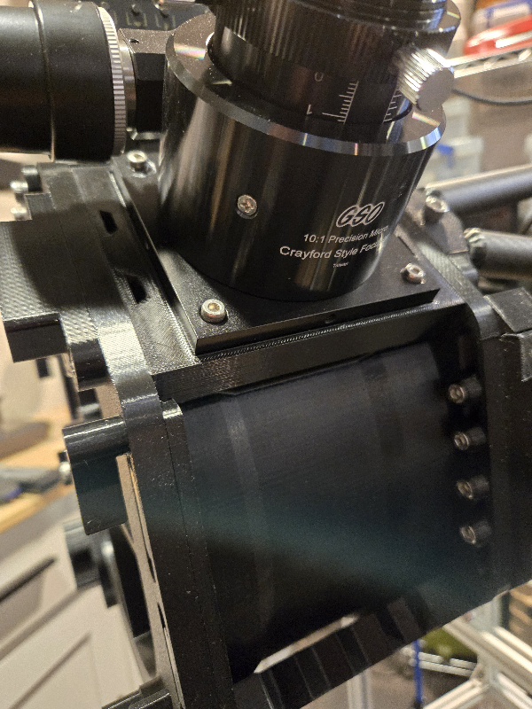 GSO Focuser mount for 8-inch carbon truss newtonian telescope