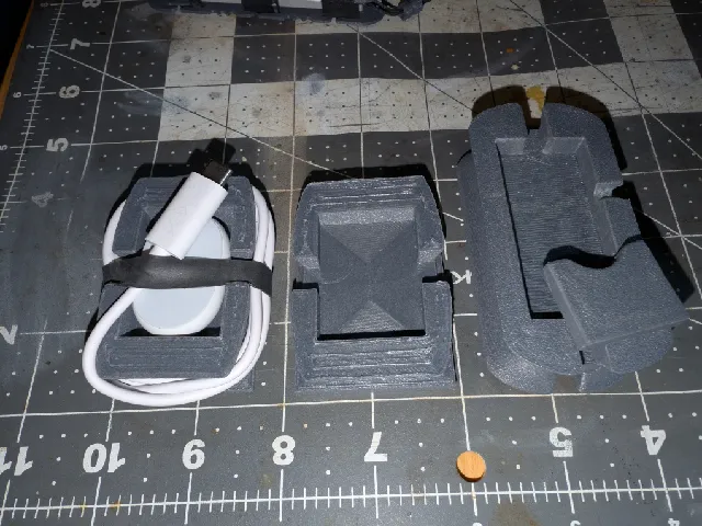 Chopped Google Pixel Watch 4 charger wrap