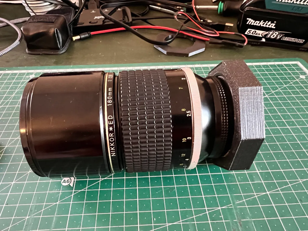 Nikon 180 mm F/2.8 AI-S ED EAA/Astrophotography Rig by tror